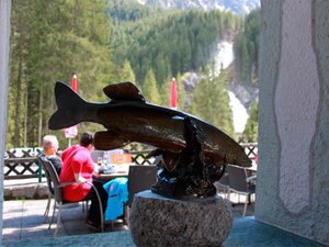 Blick aus der Gaststube