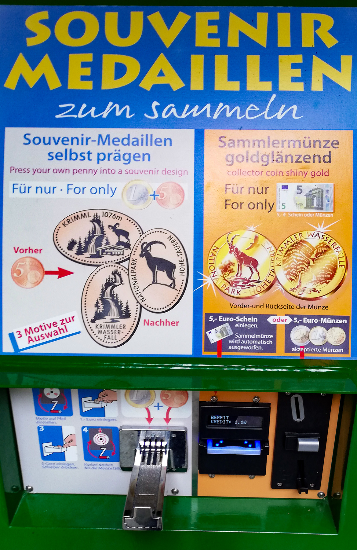 Medaillen vom Wasserfall prägen Medaillen vom Wasserfall prägen